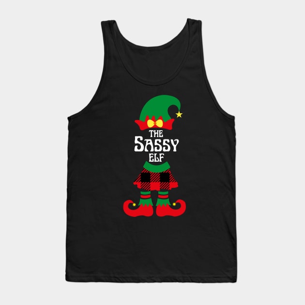 THE SASSY ELF Tank Top by ZhacoyDesignz